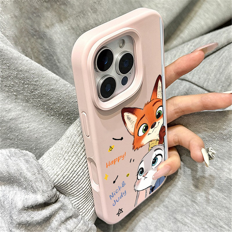 Nick Fox และ Judy กระต่ายซิลิโคนล่าสุดสําหรับ Oppo Reno 15F 5G A6T Pro A6X Reno 15 5G A6 A6 Pro 5G A