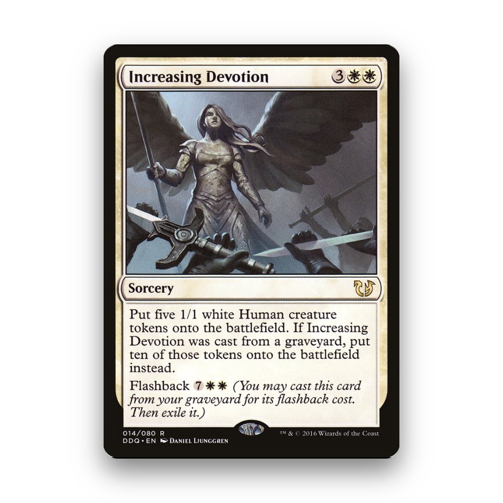 [MTG] Increasing Devotion (#14) [DDQ] [WHITE] [RARE] | Magic the Gathering
