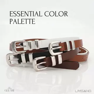 LAMSANG B08 Gleam Belt ข็มขัดผู้หญิง หนัง PU ขนาด 1.8x105 cm.