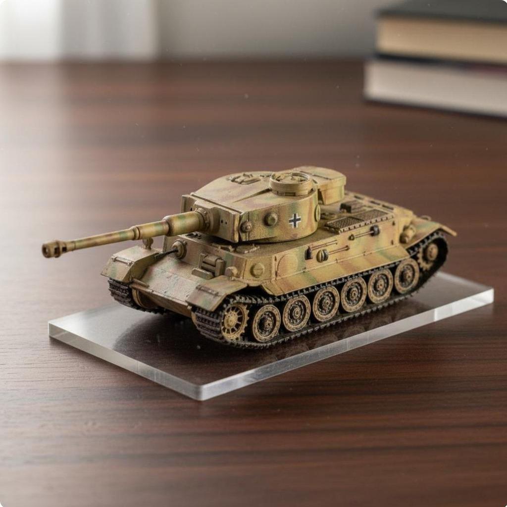 [TH422] 1/144 Scale Tank Model รายละเอียด Ww2 Movable Turret ตุ๊กตาสะสมสําหรับนักสะสม, จอแสดงผลคอลเล