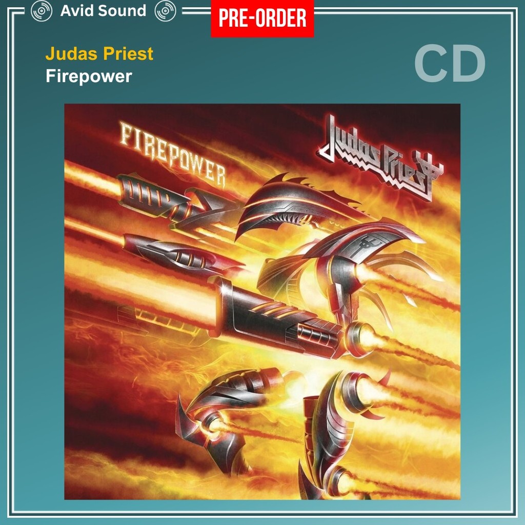 Pre-Order CD แผ่นซีดี Judas Priest Firepower ใหม่ ซีล Judas Priest CD