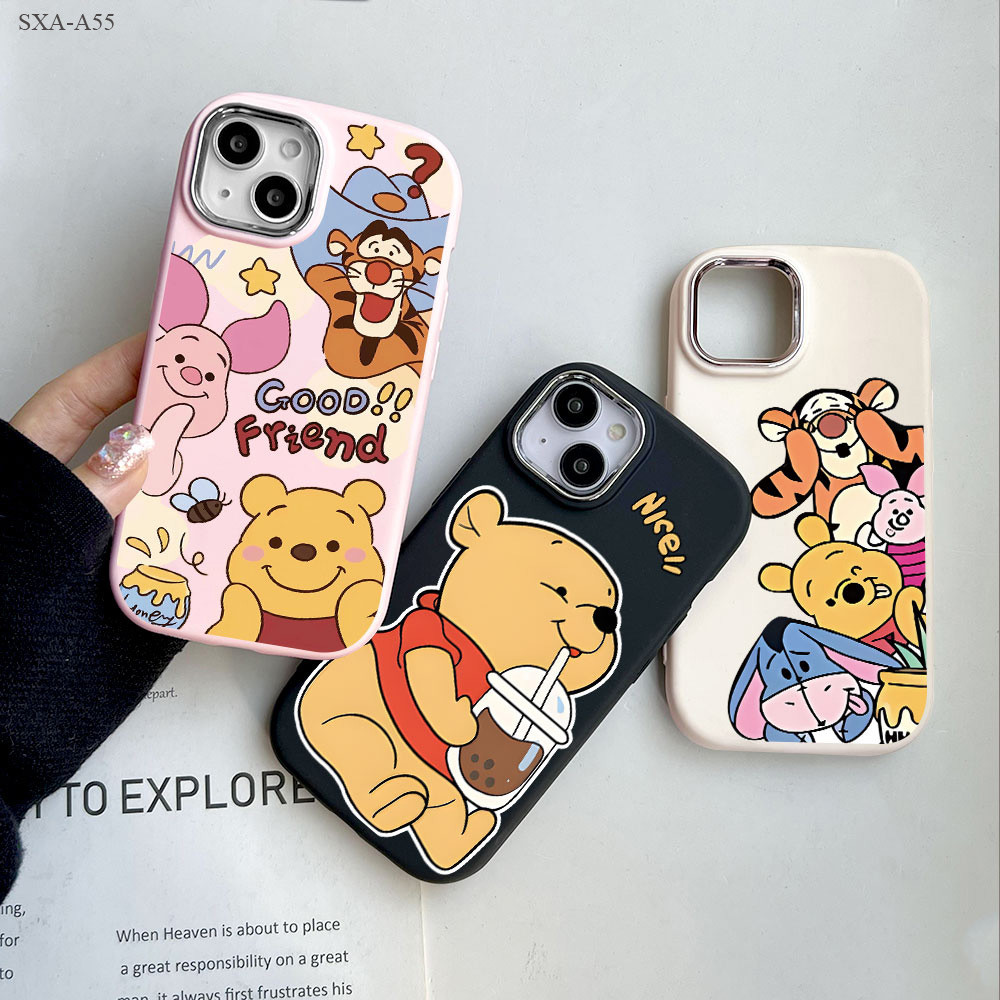 เคส For Samsung Galaxy A55 A54 A53 A50S A06 A16 A04S A05 A05S A50 A51 A15 A12 A14 A02 A03 A03S A23 A24 4G 5G Case PM