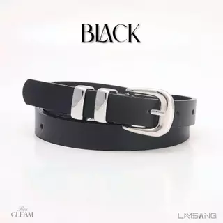 LAMSANG B08 Gleam Belt ข็มขัดผู้หญิง หนัง PU ขนาด 1.8x105 cm.