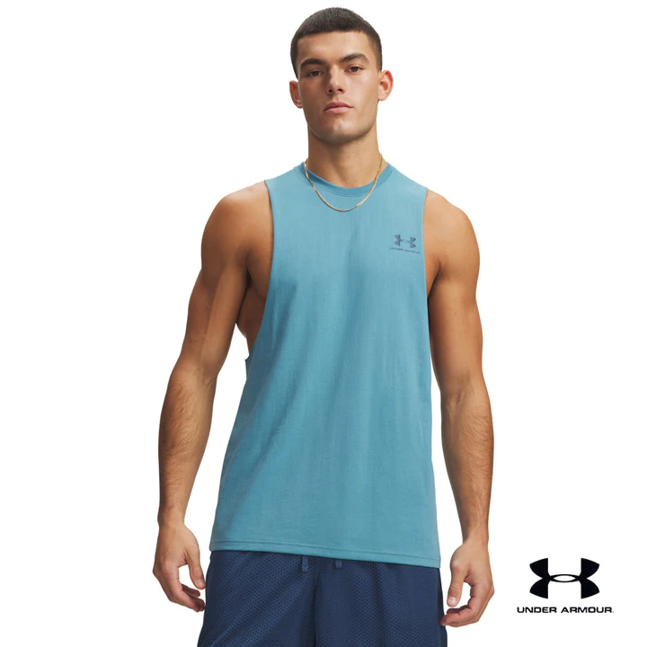 Under Armour เสื้อกล้ามสำหรับผู้ชาย UA Left Chest Cut-Off