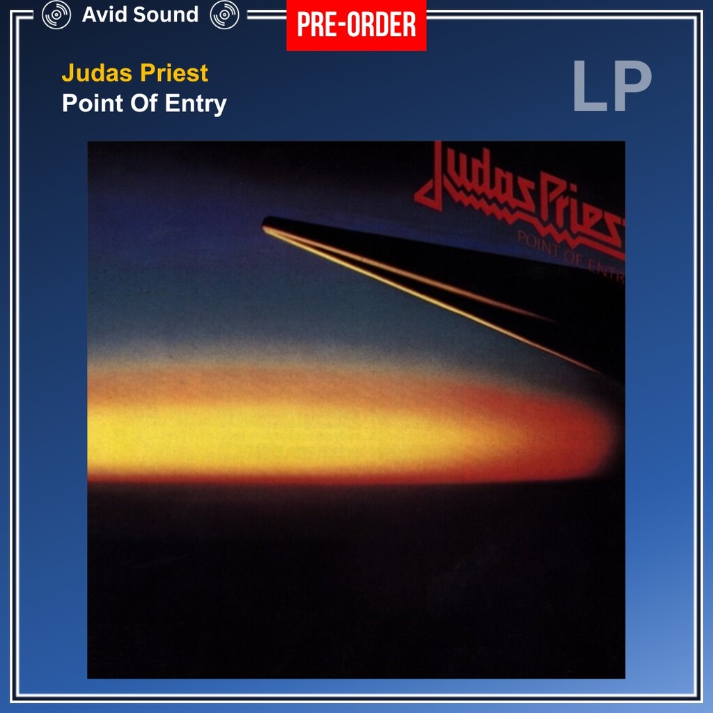 Pre-Order แผ่นเสียง Judas Priest Point Of Entry ใหม่ ซีล Judas Priest Vinyl LP