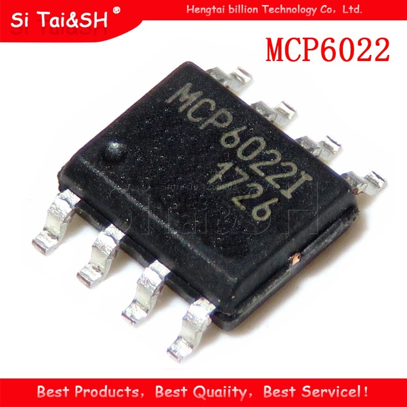 10PCS MCP6022 I/SN SOP 8 MCP6022 I SOP MCP6022 SMD SOP8