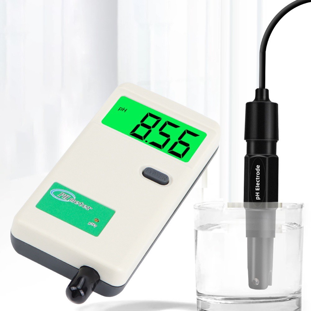 xk12 PH เมตรเครื่องทดสอบ pH ดิจิตอลสูงจอแสดงผลแบ็คไลท์เครื่องทดสอบคุณภาพน้ํา