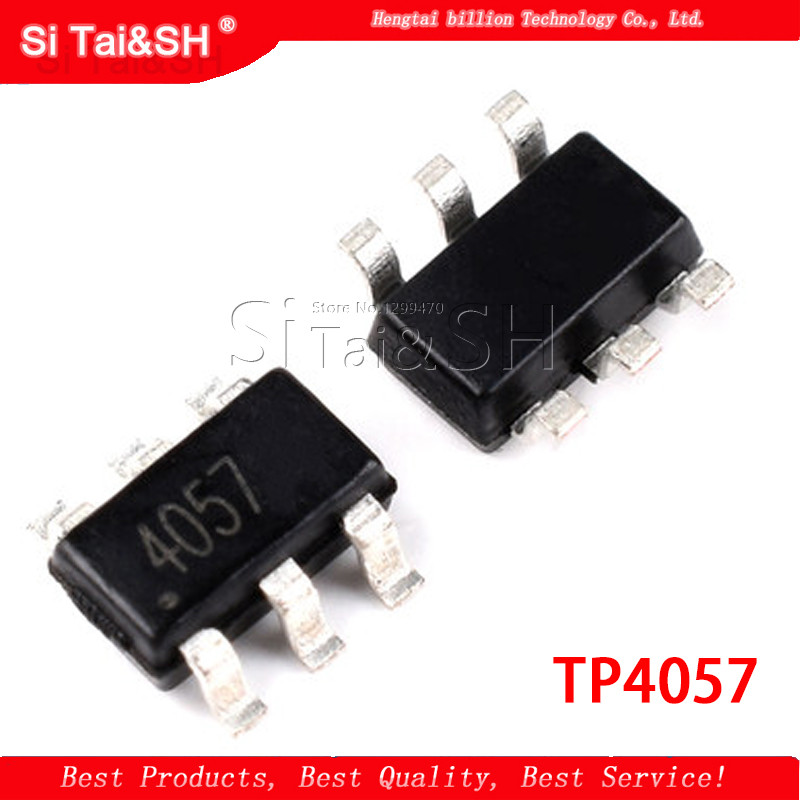 10 ชิ้น 100% ใหม่ TP4057 4057 SOT23 6 ชิปเซ็ต
