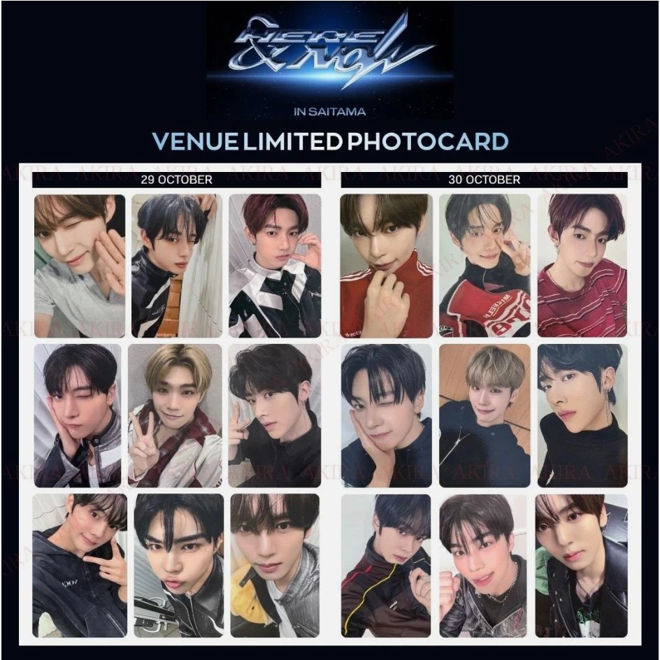 ZB1 WORLD TOUR HERE&NOW IN SAITAMA VENUE LIMITED PHOTOCARD ICONIK OFFICIAL