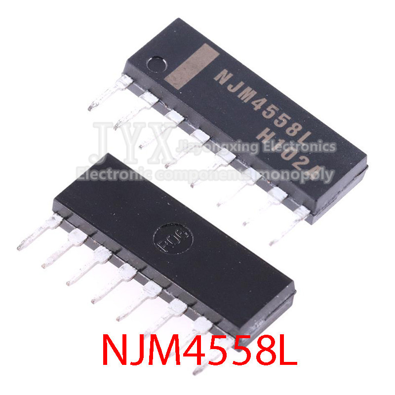 10PCS NJM4558L SIP8 NJM4558 SIP 4558L SIP 8 NJM4558LD IC ใหม่และต้นฉบับ