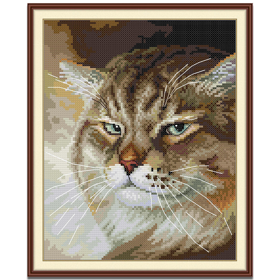 ปักครอสติส แมว สัตว์ ปักครอสติช 14/11CT