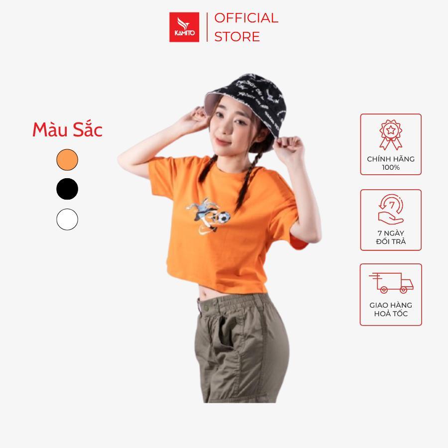 เสื้อครอปผู้หญิง Su Cai Mood collection SCM22.6 ผ้าคอตตอนหนา 100% นุ่ม โปร่งและ