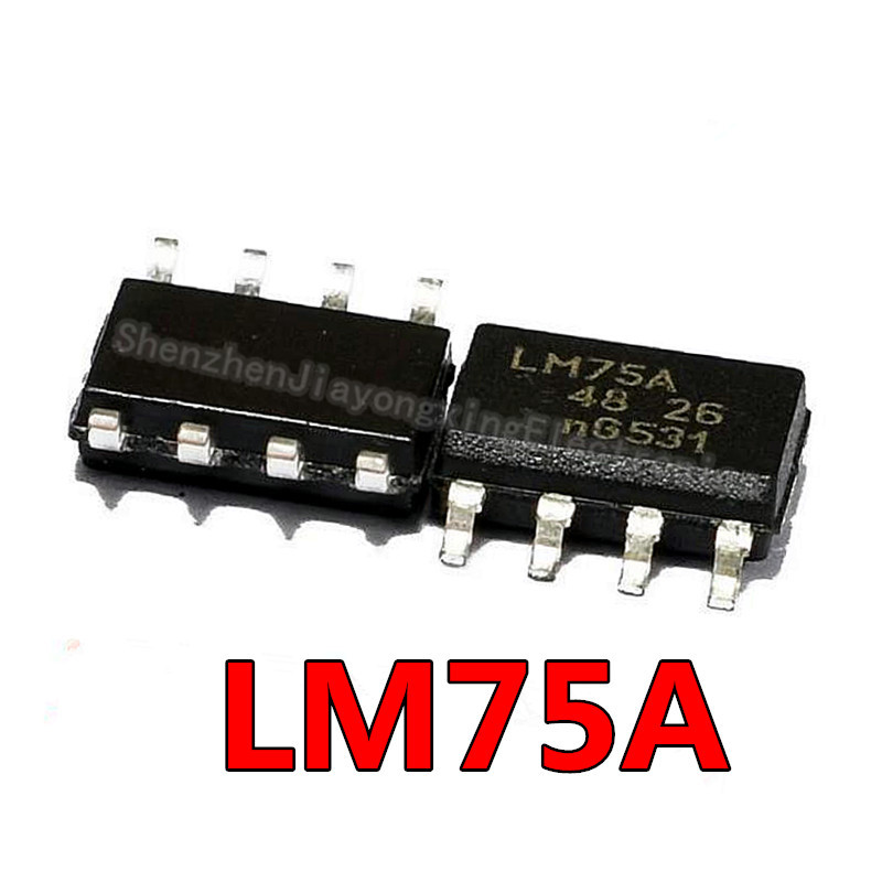 10 ชิ้น/ล็อต LM75 LM75A LM75AD SOP8 ใหม่จุดเดิมขายร้อน