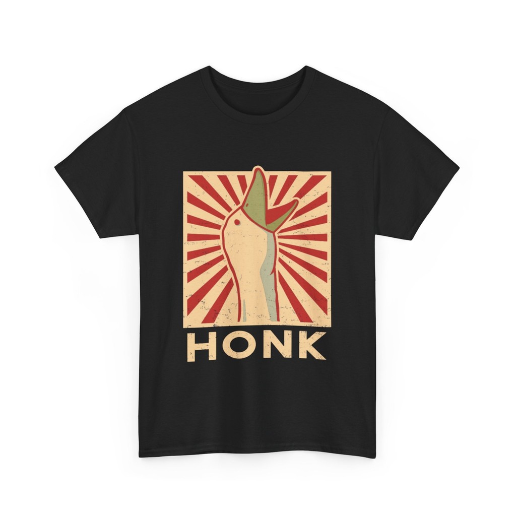 Retro Style 70s 80s 90s Graphic Harajuku Funny Duck! Honk Tops เสื้อ Streetwea ลําลอง