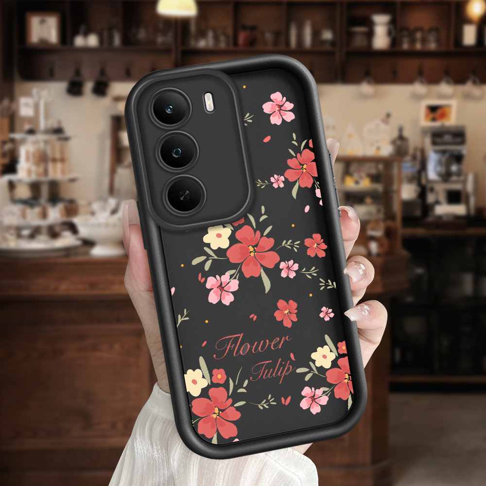 ปลอก Hp สําหรับ Realme C71 C73 เคส Kesing ปกป้องโทรศัพท์ TY DLJ C8-2239 ดอกไม้
