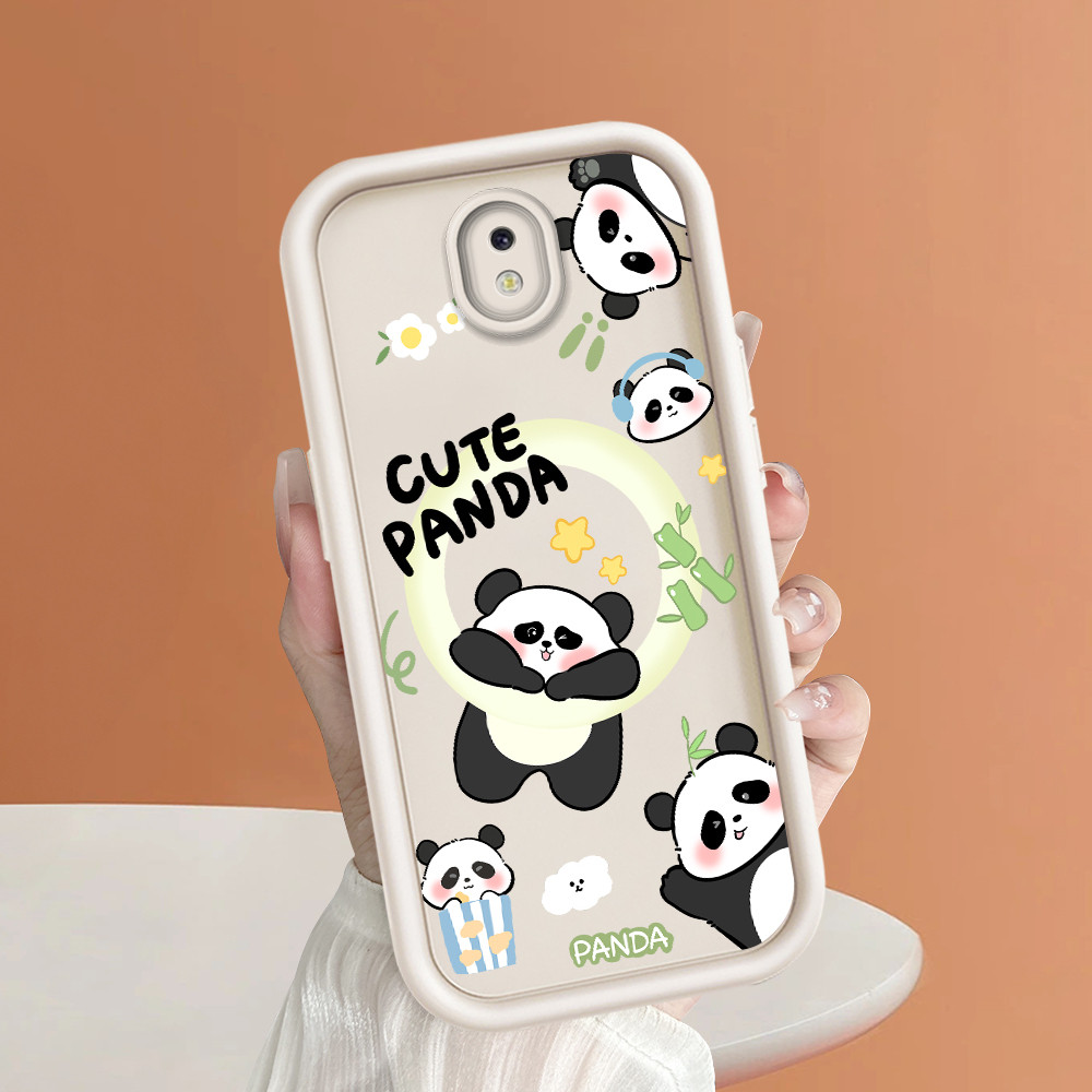HP เข้ากันได้กับ Samsung Galaxy J7 Pro J730 2017 เคสปกป้องโทรศัพท์ TY DLJ C8-2485 panda