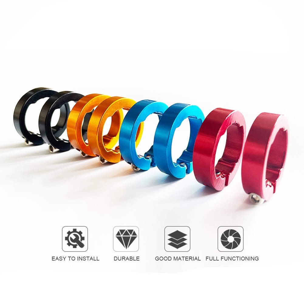 แหวนปลายแฮนด์บาร์สำหรับจักรยาน พร้อมแหวนล็อคและฝาปิดสุดหรู - รูปที่ 6