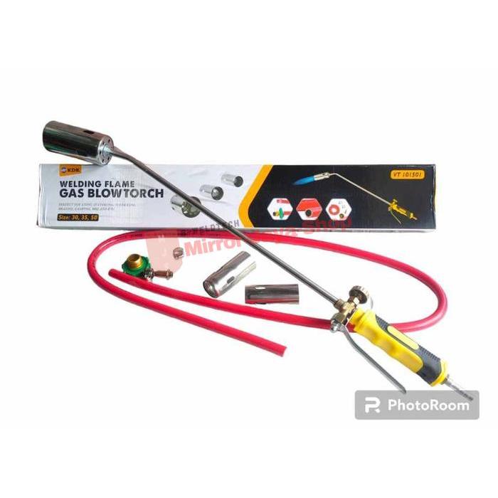 KDK ไฟฉายความร้อน 70 ซม. หัวเชื่อมเครื่องมือเครื่องปั่น LPG Burner เครื่องทําความร้อน 1.5M