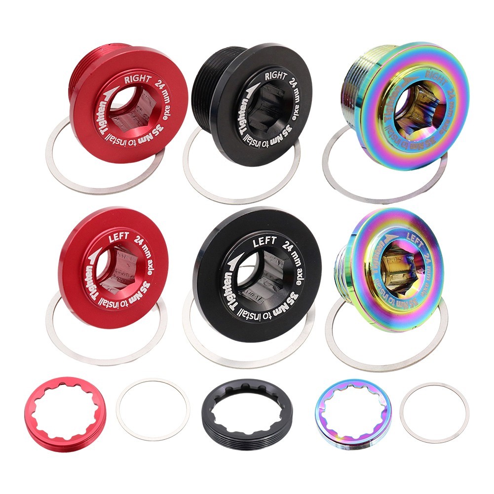 [ES]Bike Crankarm Bolt Self-Extracting 24/30 มม.สําหรับ ROTOR Aldhu จักรยาน Crank Screw