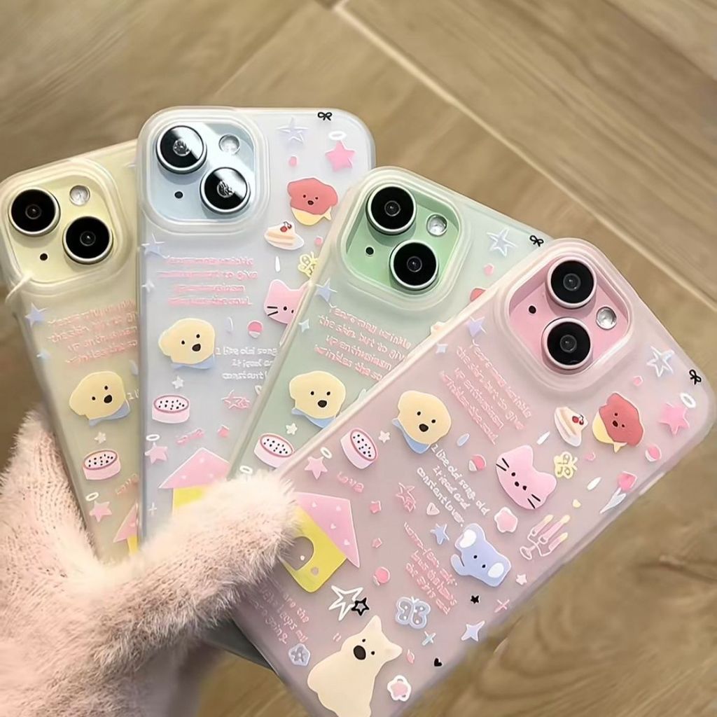 น่ารักสัตว์กรณี Hp Vivo Y05 V70 Fe Y400 V60 Lite V50 Y19S Pro Y21D Y15 V40 Y03 Y28 T1 Y17 Y75 Iqoo Z