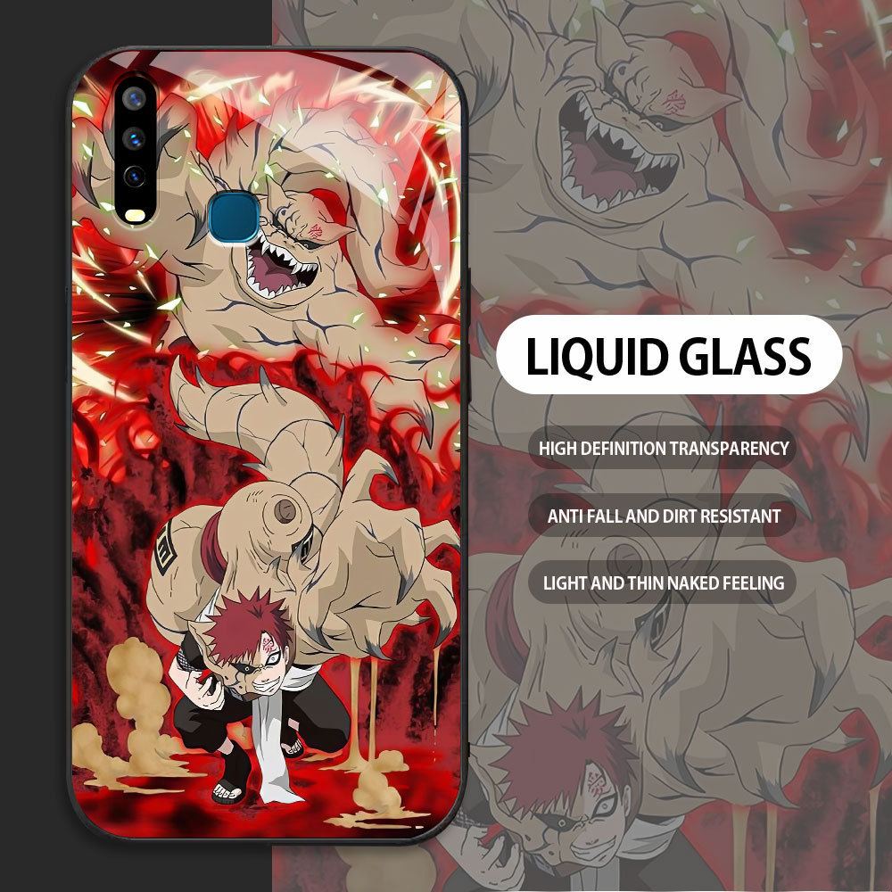 Vivo Y01 Y1S Y01A Y3 Y03 Y5S Y7S Y9S Y10 Y11 2019 Y32 T Y17 Y18 Y19 Z5 S1 4G เคสกระจก กาอาระ จากนารู