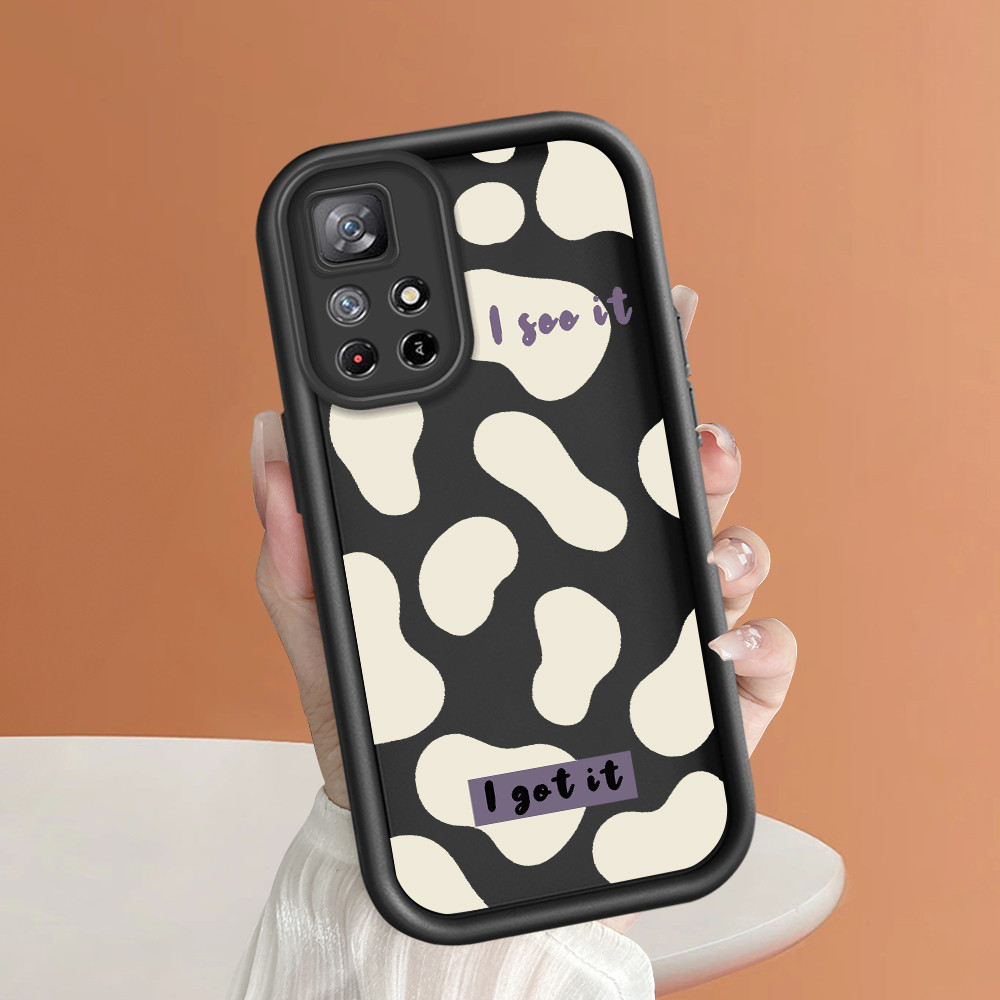 ปลอก Hp สําหรับ Xiaomi Poco M4 Pro 5G กรณี Kesing ปกป้องโทรศัพท์ TY DLJ C8-362 ครีมจุด