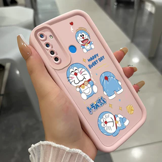 เคสสำหรับ Realme 5 Pro 5i 5s 6i C3 C3i Narzo 10 Narzo 10A Narzo 20A เคสโทรศัพท์แมวหมีสามสีซิลิโคนกันกระแทก