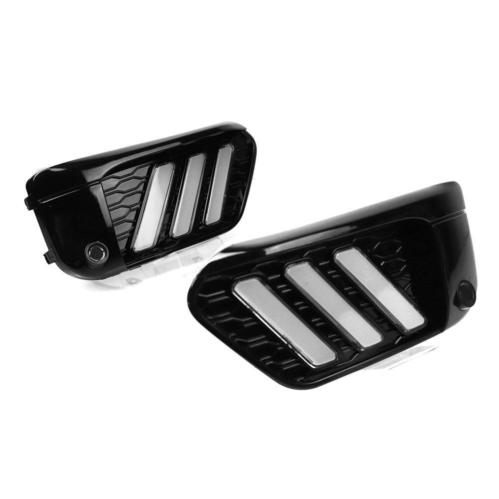 LED DRL สําหรับ BMW X1 F48 2016 2017 2018 2019 3 สีไฟวิ่งกลางวันสไตล์ Mustang พร้อมไฟเลี้ยว