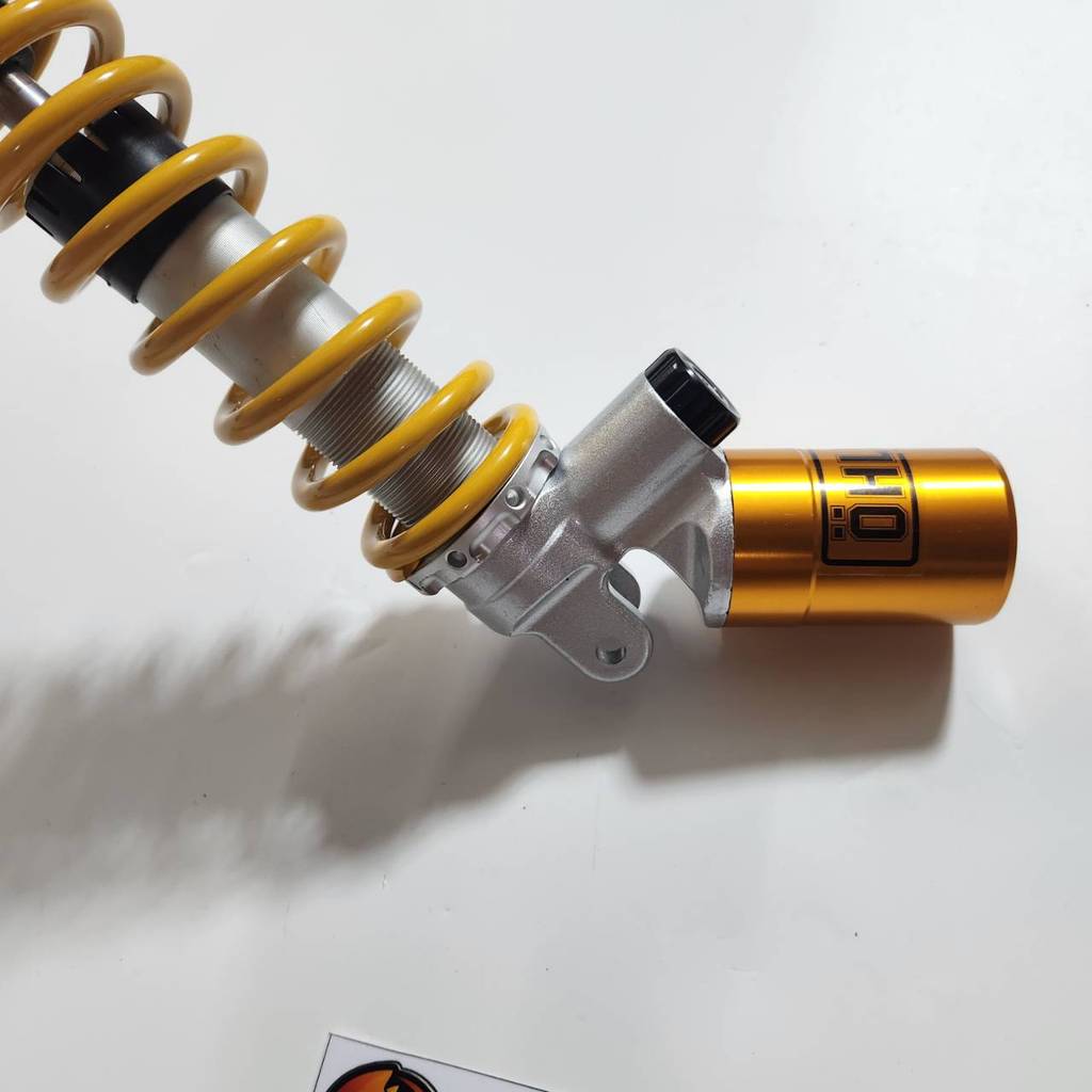 โช๊คหลัง โอโม่ สีเหลือง โช๊คหลังแต่ง จีออโน่ / ฟีลาโน่ / คลิ๊ก125 / คลิ๊ก110i / มีโอ สีเหลือง 310 มิล - รูปที่ 2