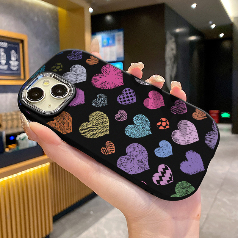 เคสสำหรับ OPPO Reno 7Z 5G Reno 8Z 5G Reno 7 Lite 5G Reno 8 Lite 5G เคสโทรศัพท์รูปหัวใจกันกระแทกกลมและอ้วน ราคา ถูกที่สุด ดีลบีเคเค แกลเลอรีภาพที่ 7