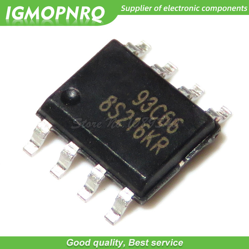 10PCS AT93C66A 93C66A 93C66 AT93C66 SOP 8 EEPROM 2.5 V ถึง 5.5 V 4K IGMOPNRQ