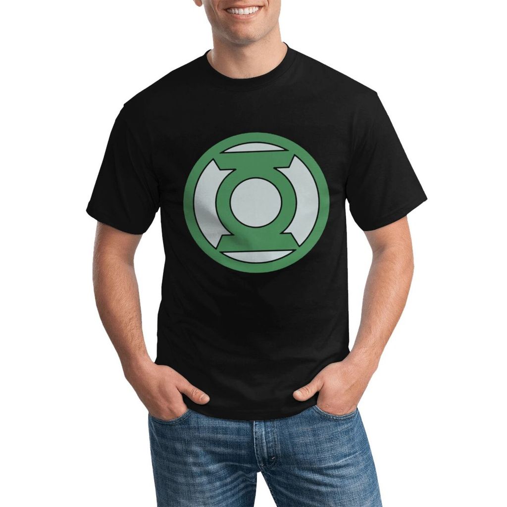 เสื้อยืด.Green.Lantern.Logo แบบแฟชั่นพลัสไซส์ ทำจากผ้าฝ้ายและมีดีไซน์เฉพาะ