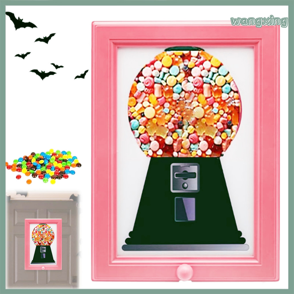 [WX] Candy Dispenser กรอบรูปติดผนังเดสก์ท็อปแขวน Gumball เครื่อง Interactive Snack Spinner กรอบรูปสํ