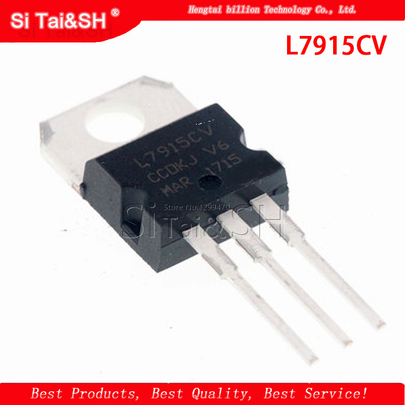 10PCS L7915CV TO220 L7915 ถึง 220 7915 LM7915 MC7915 7915CV IC ใหม่และต้นฉบับ