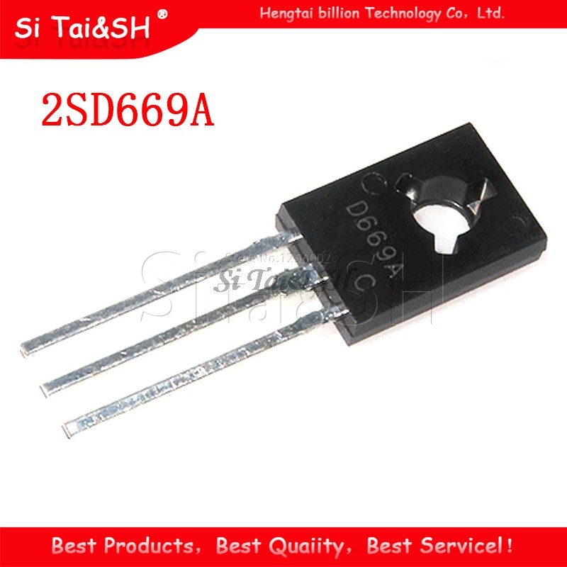 10PCS 2SD669A TO 126F 2SD669 D669A D669 TO 126 Triod ใหม่และต้นฉบับ