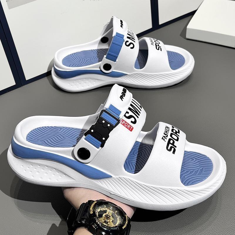 Youthful Zone รองเท้าชายหาดกลางแจ้งสไตล์กีฬา EVA วัสดุลื่นกลิ่นทนนุ่มสบาย 03