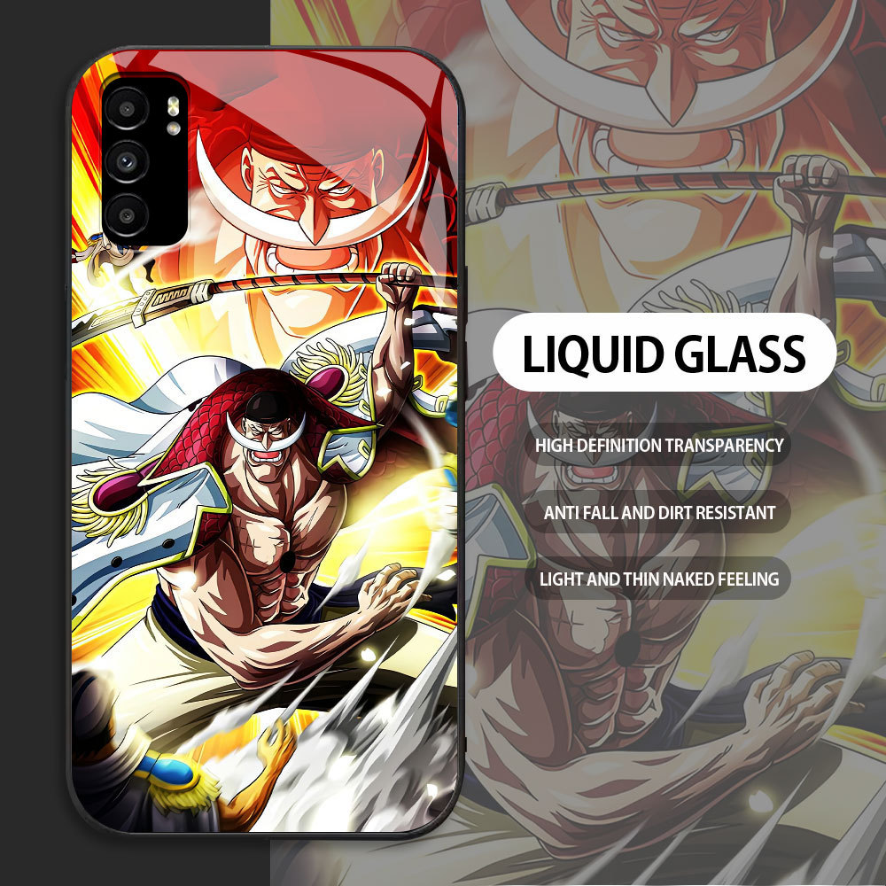 OPPO Reno 2z 2f 3 4 5 6 7 8 8T Z 11 LITE 12 F F27 F25 PRO 5G A93 A94  เคสกระจก ไวท์บีร์ด จากวันพีซ ข