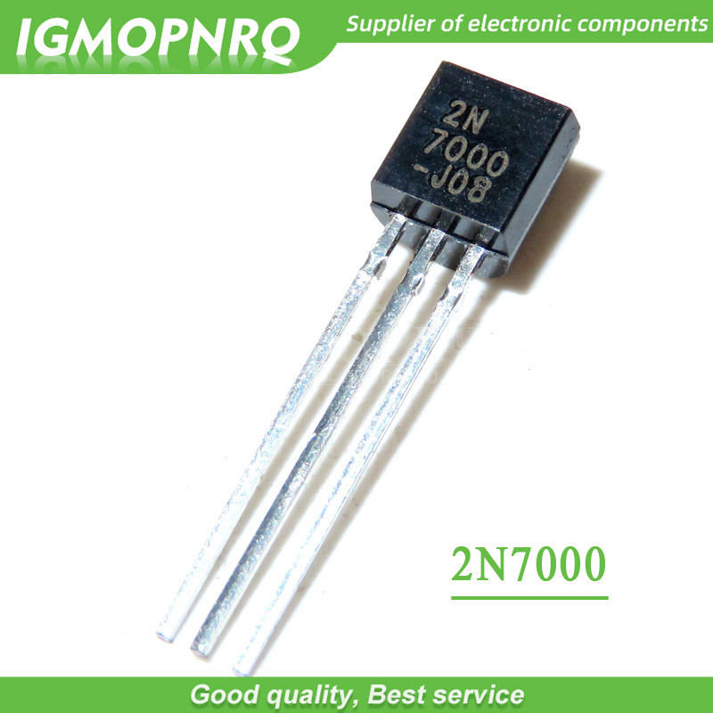 20PCS 2N7000 TO92 สัญญาณขนาดเล็ก MOSFET 200 mAmps, 60 โวลต์ N Channel TO 92 เดิมและใหม่