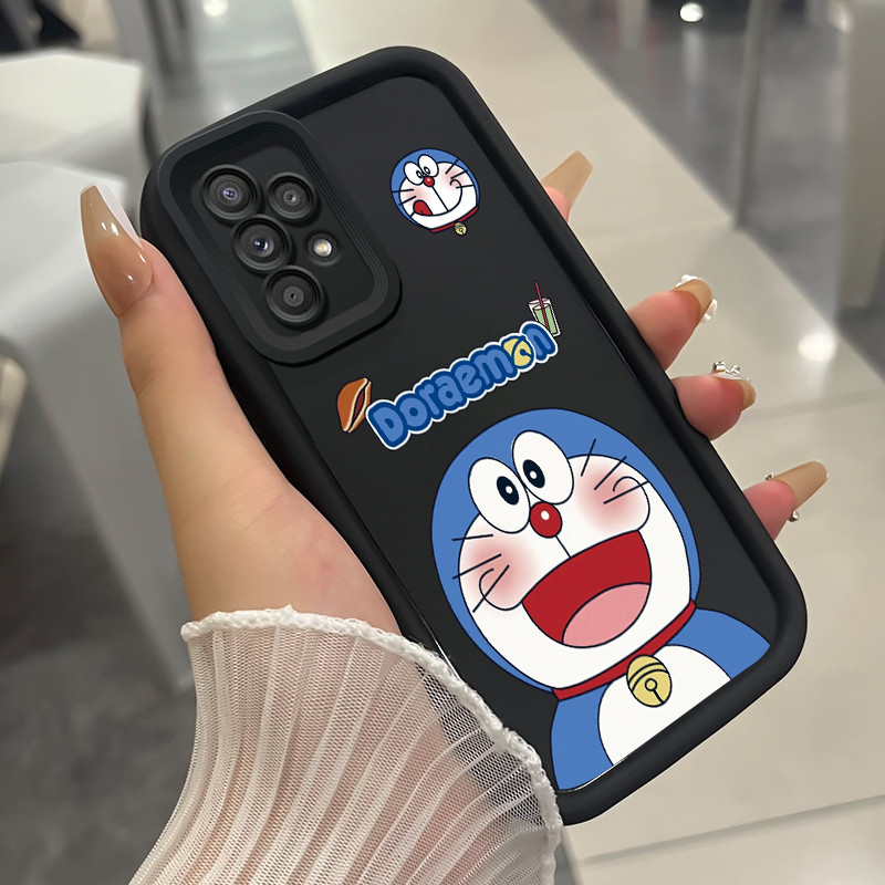 เคสสำหรับ Samsung Galaxy A52 5G A52s เคสโทรศัพท์แมวสามสีซิลิโคนกันกระแทก