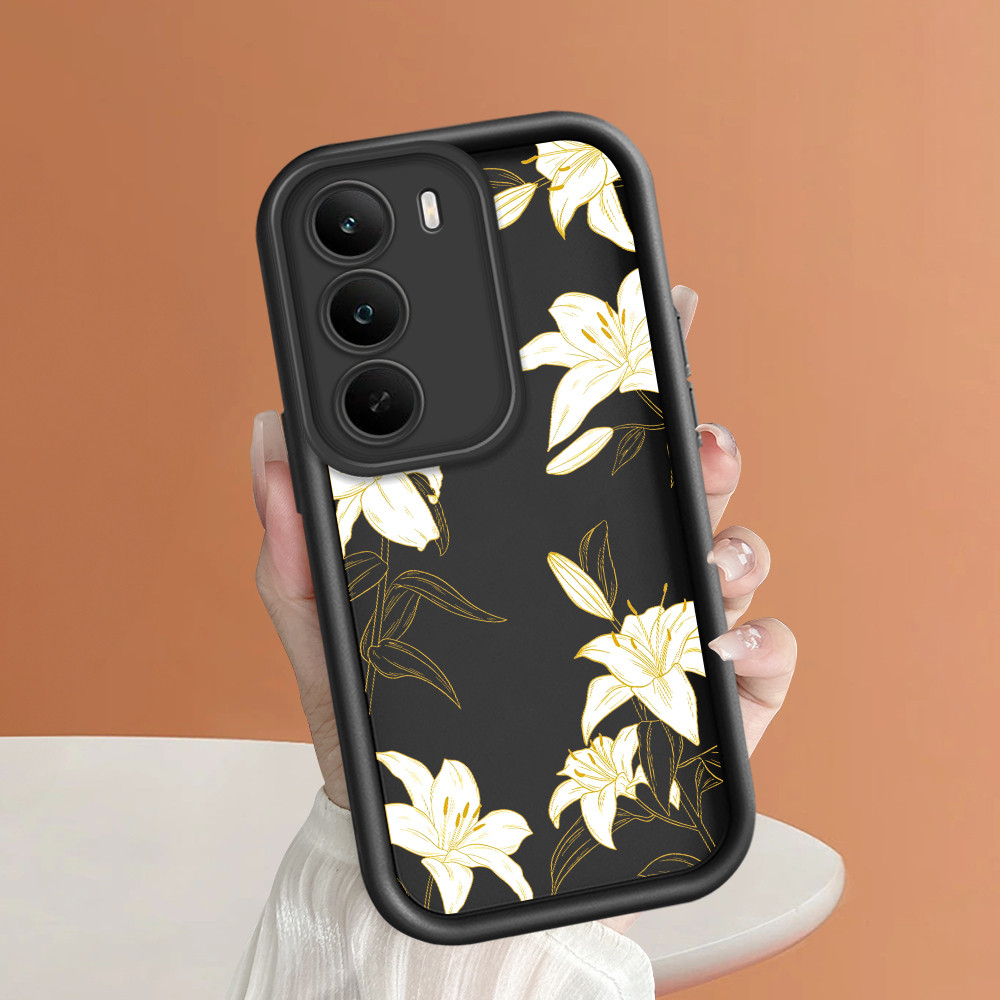 ปลอก Hp สําหรับ Realme C71 C73 เคส Kesing ปกป้องโทรศัพท์ TY DLJ C8-2336 ดอกไม้