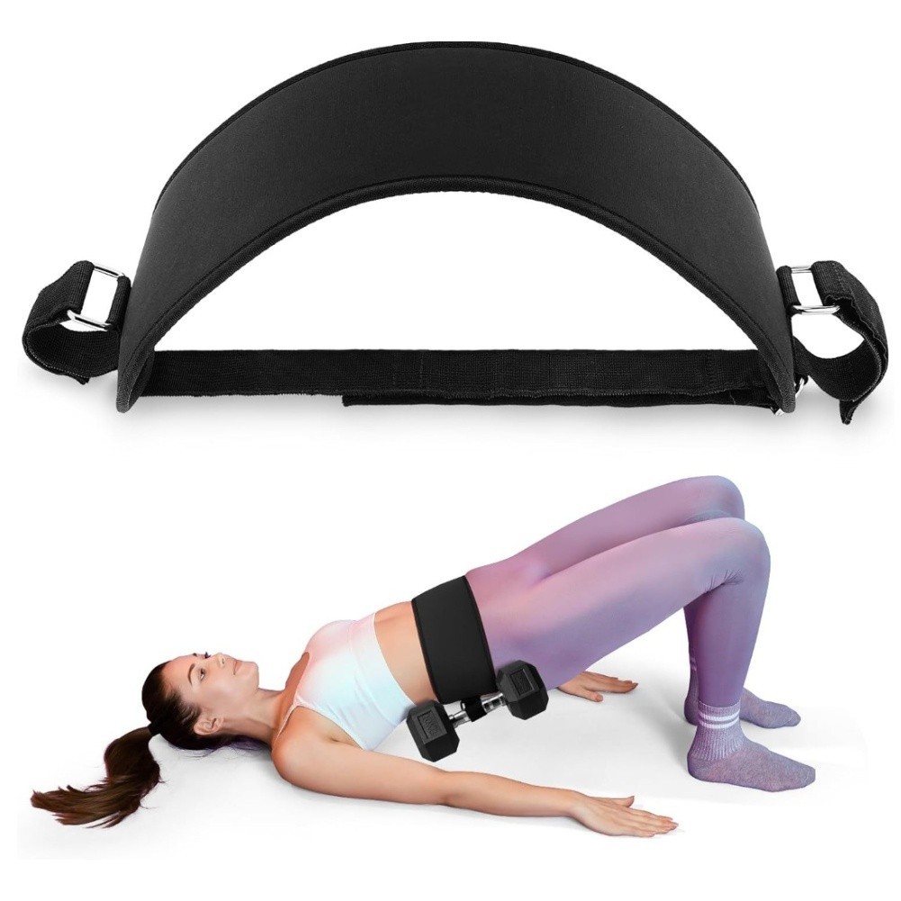 พร้อมสต็อกGlute Boosting Belt สําหรับการออกกําลังกาย Glute Bridge และเข็มขัด Weighted Bridge Glute