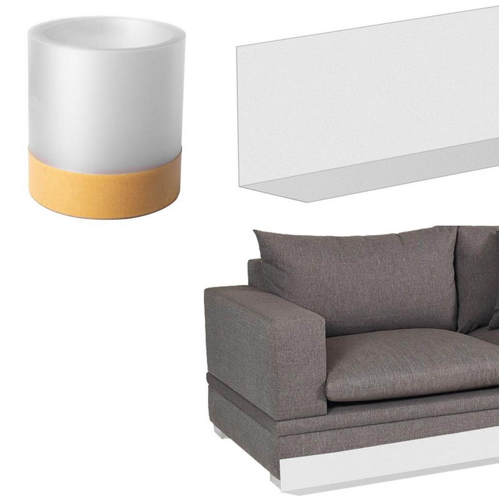 Bestshe1.th❤️Under Sofa Blocker Cuttable PVC Under Bed Blocker