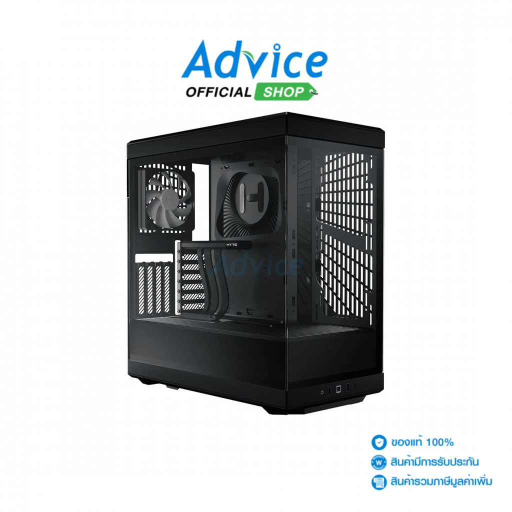HYTE ATX CASE (เคสคอมพิวเตอร์) (NP) Y40 BLACK - A0158054