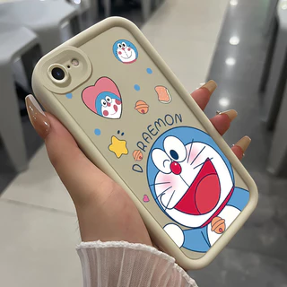เคสสำหรับ iPhone 6 Plus 6s Plus 7 Plus 8 Plus SE 2020 X Xr Xs Max เคสโทรศัพท์แมวสามสีซิลิโคนกันกระแทก