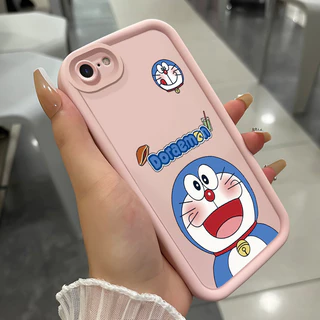 เคสสำหรับ iPhone 6 Plus 6s Plus 7 Plus 8 Plus SE 2020 X Xr Xs Max เคสโทรศัพท์แมวสามสีซิลิโคนกันกระแทก