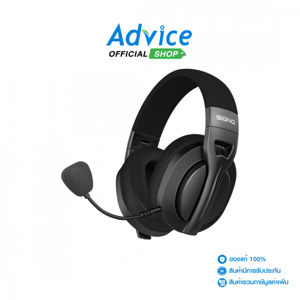 SIGNO HEADSET WIRELESS WP-602BLK ASTRON (BLUETOOTH/7.1) - A0175110