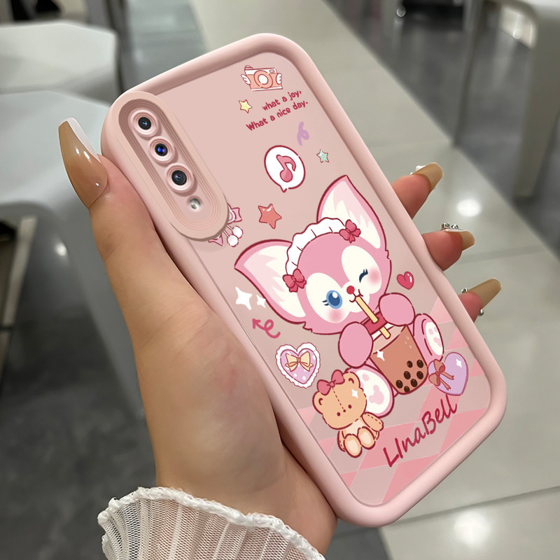 เคสสำหรับ Samsung Galaxy A50 A50s A30s เคสโทรศัพท์สุนัขจิ้งจอกกระต่ายสามสีซิลิโคนกันกระแทก