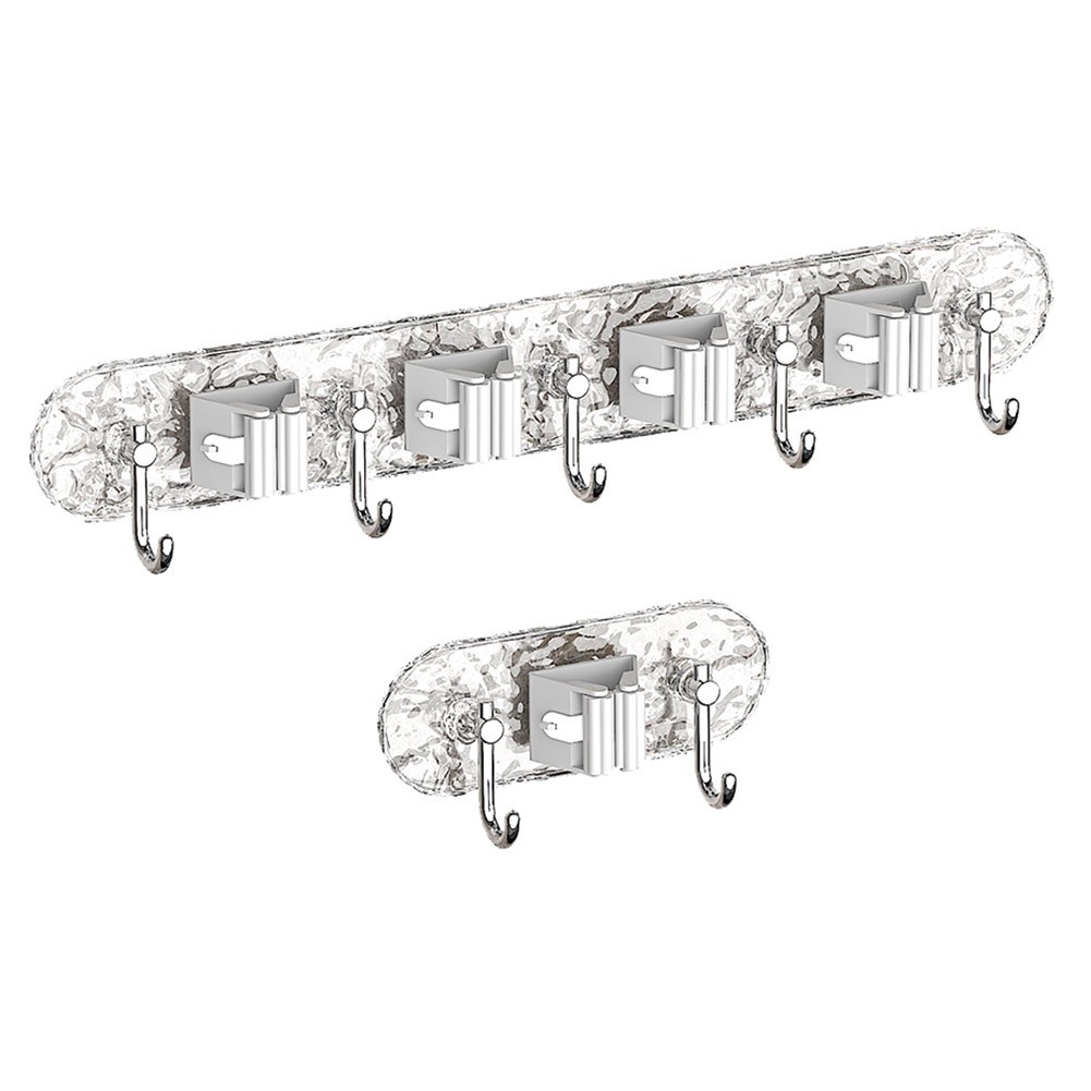 [สต็อก]Broom Hook Holder Wall Mount Mop Organizer Holder Stainless Steel Storage Hook