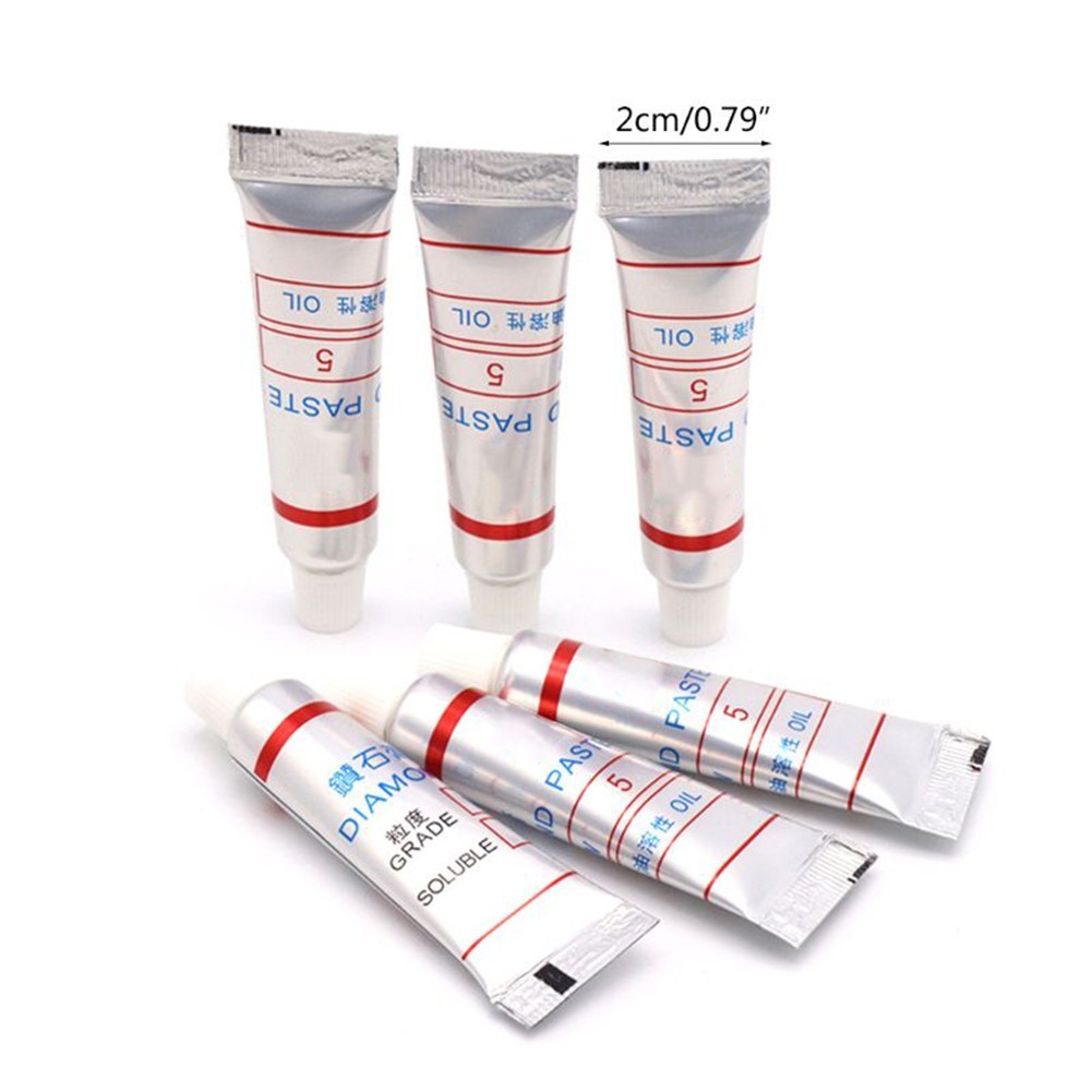 [BV]2pcsDiamond Alicing Paste 320-10000Grit Glass Metal Grinding Lapping Paste Oily