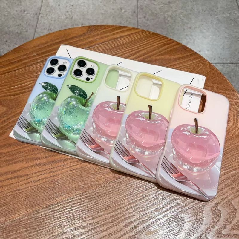 Apple Jelly Color 2 In 1 Art Casing Hp Realme Note 70 C75X 60X C71 C75 Casing